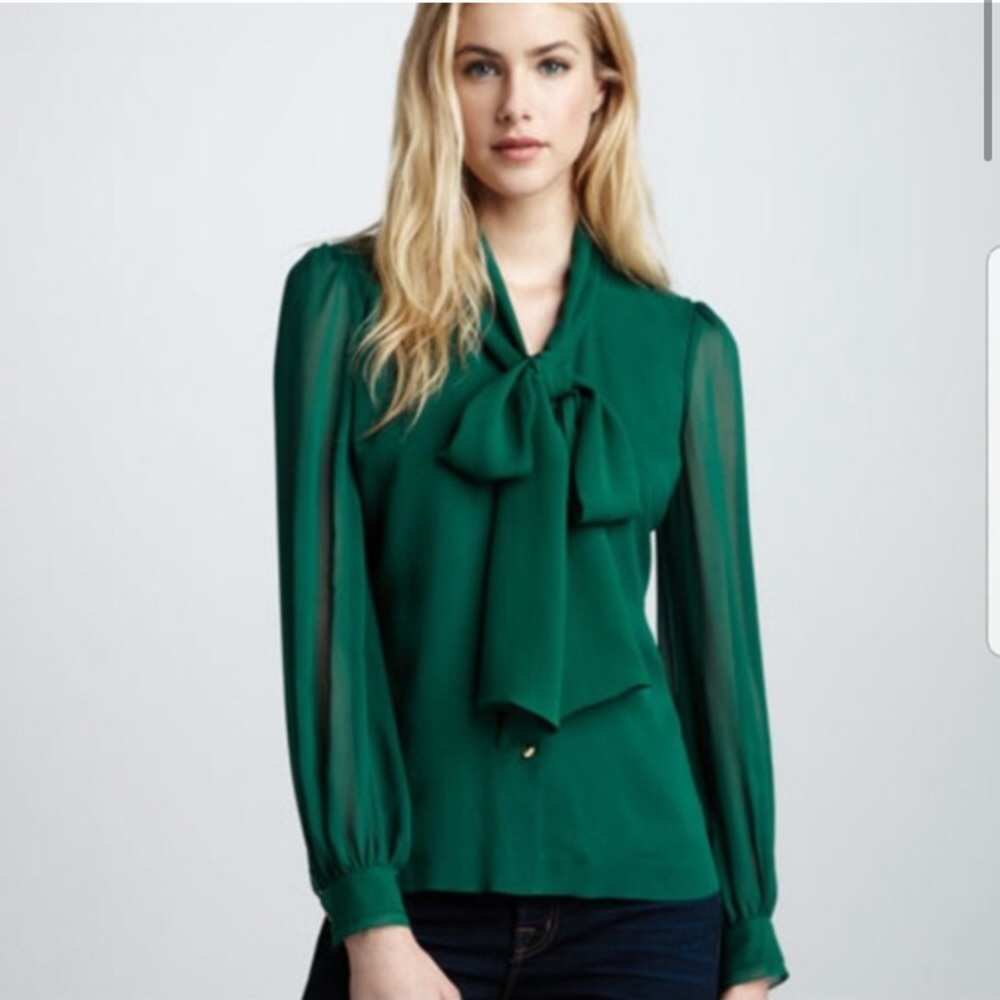 Green Tory Burch Blouse size 2